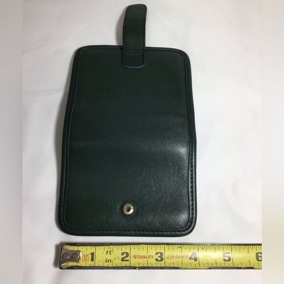 Coach Green Vintage Billfold Wallet Photo Album Unisex - Picture 7 of 11